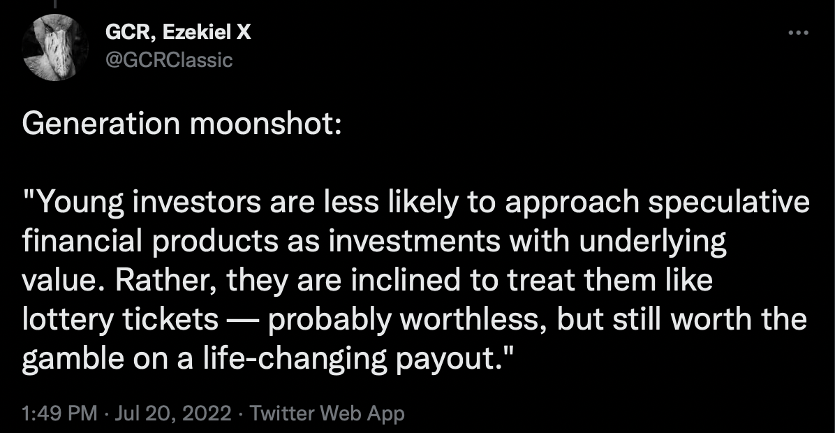 Generation Moonshot tweet